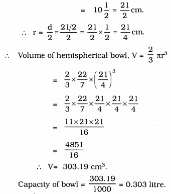 KSSEB Solutions for Class 9 Maths Chapter 13 Surface Areas and Volumes Ex 13.8 7