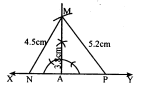 KSEEB Solutions for Class 8 Maths Chapter 12 Construction of Triangles Ex. 12.10 2
