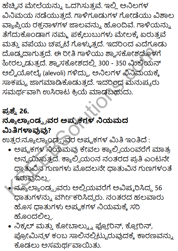 Karnataka SSLC Science Model Question Paper 1 in Kannada Medium - 15