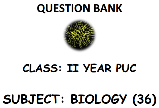 Karnataka 2nd PUC Biology Question Bank with Answers