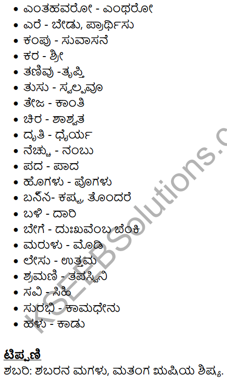Shabari Summary in Kannada 8