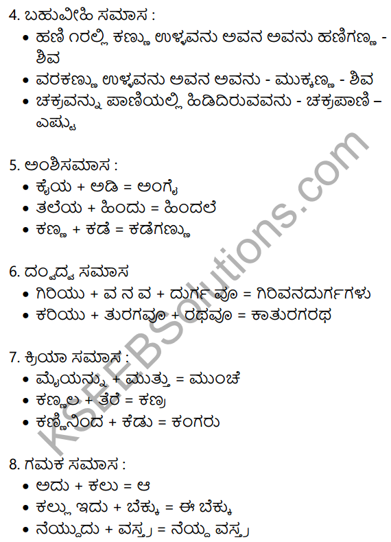 Siri Kannada Text Book Class 10 Solutions Gadya Chapter 5 Edege Bidda Akshara 9