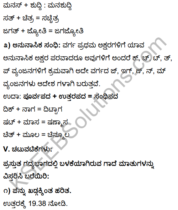 Tili Kannada Text Book Class 10 Solutions Gadya Chapter 2 Asi Masi Krishi 23