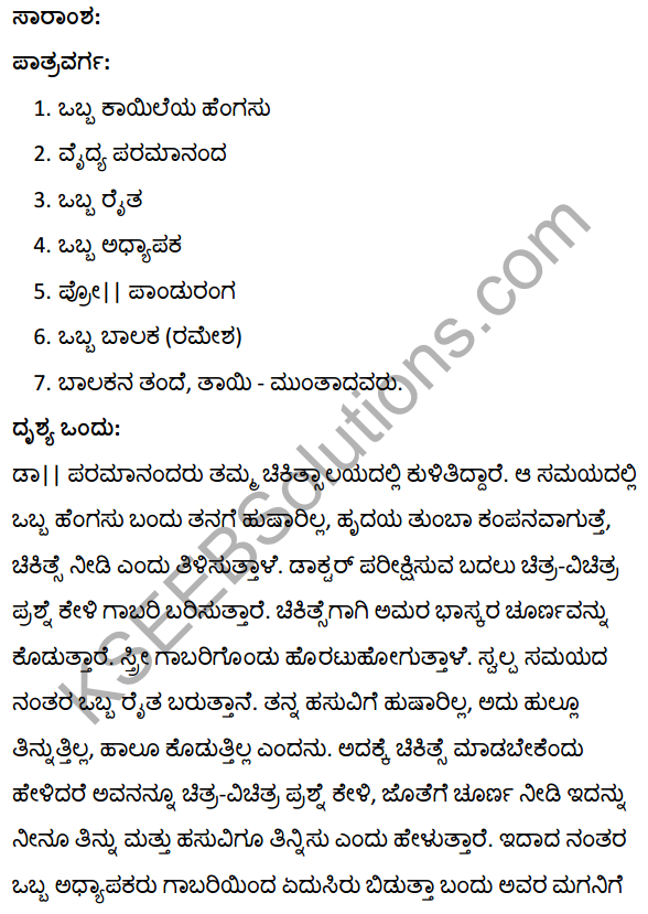 रिहर्सल Summary in Kannada 1