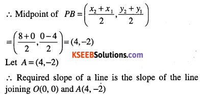 1st PUC Maths Question Bank Chapter 10 Straight Lines 37