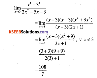1st PUC Maths Question Bank Chapter 13 Limits and Derivatives 17