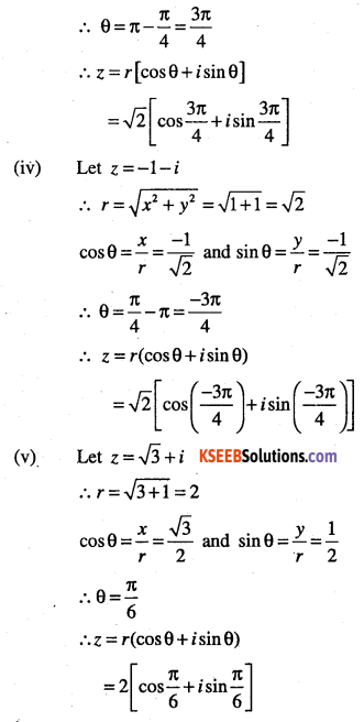 1st PUC Maths Question Bank Chapter 5 Complex Numbers and Quadratic Equations 36