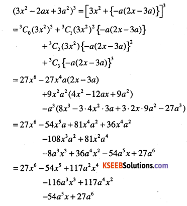 1st PUC Maths Question Bank Chapter 8 Binomial Theorem 54