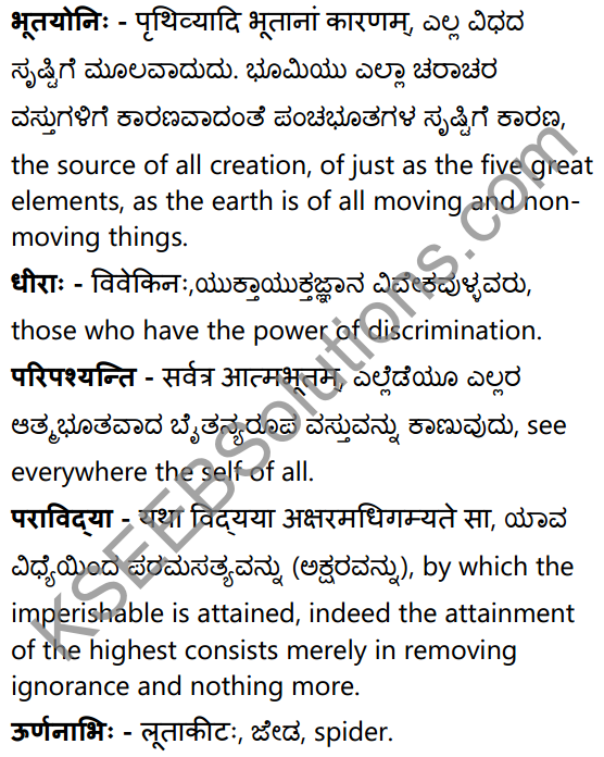 द्वे विद्ये वेदितव्ये Summary in Kannada and English 24
