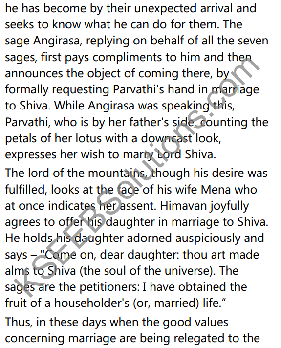 1st PUC Sanskrit Textbook Answers Shevadhi Chapter 6 कन्येयं कुलजीवितम् 10