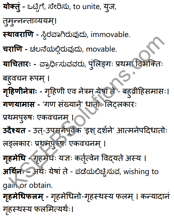 कन्येयं कुलजीवितम् Summary in Kannada and English 35