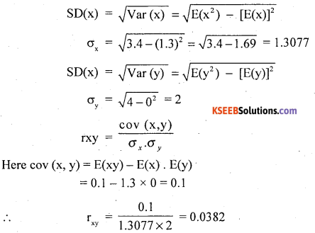 1st PUC Statistics Question Bank Chapter 10 Random Variables and Mathematical Expectation -25