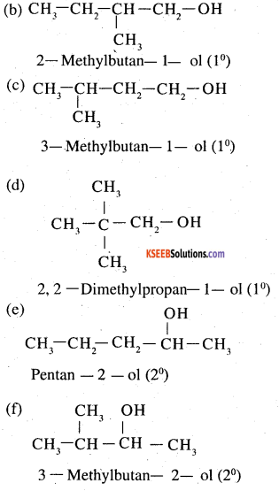 2nd PUC Chemistry Question Bank Chapter 11 Alcohols, Phenols and Ethers - 7