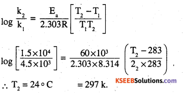 2nd PUC Chemistry Question Bank Chapter 4 Chemical Kinetics - 27