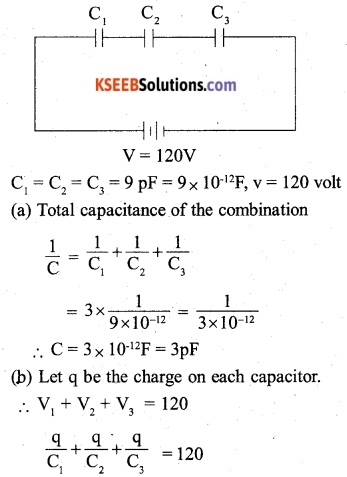2nd PUC Physics Question Bank Chapter 2 Electrostatic Potential and Capacitance 8