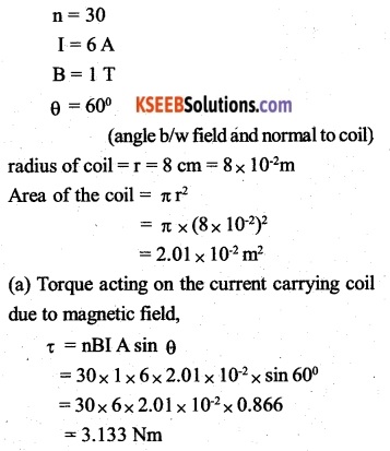 2nd PUC Physics Question Bank Chapter 4 Moving Charges and Magnetism 11