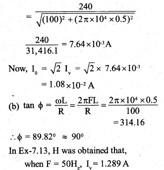 2nd PUC Physics Question Bank Chapter 7 Alternating Current 18
