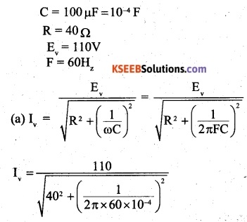 2nd PUC Physics Question Bank Chapter 7 Alternating Current 19