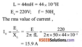 2nd PUC Physics Question Bank Chapter 7 Alternating Current 3
