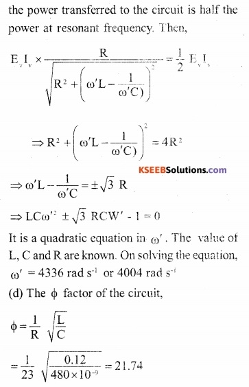 2nd PUC Physics Question Bank Chapter 7 Alternating Current 32