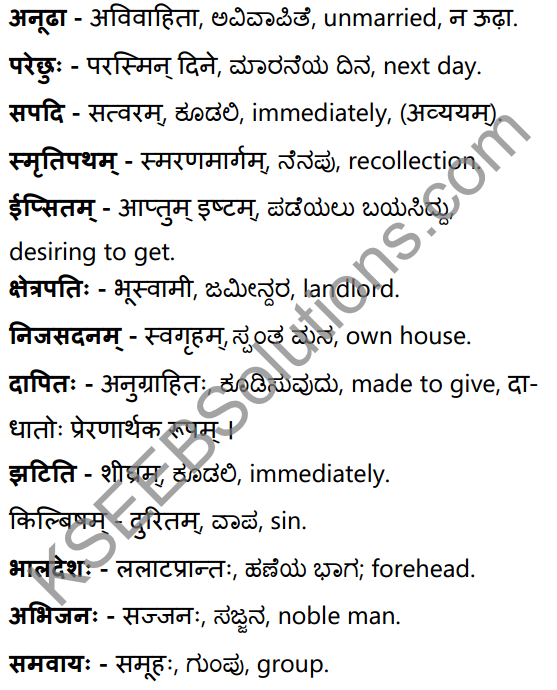 सा शान्तिः Summary in Kannada and English 35