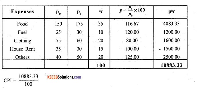 2nd PUC Statistics Model Question Paper 3 with Answers - 13