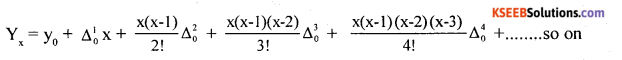 2nd PUC Statistics Question Bank Chapter 4 Interpolation and Extrapolation - 2