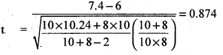 2nd PUC Statistics Question Bank Chapter 6 Statistical Inference - 167