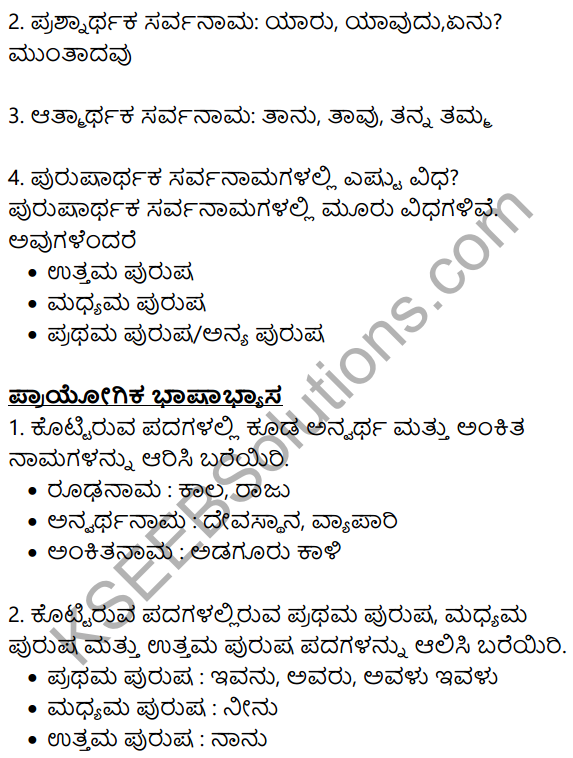 Siri Kannada Text Book Class 8 Solutions Gadya Chapter 5 Huvada​ Hudugi 11