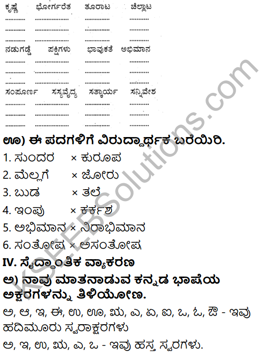 Tili Kannada Text Book Class 6 Solutions Gadya Chapter 2 Kugutide Pakshi 9