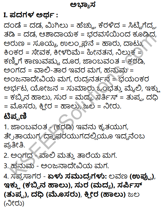 Tili Kannada Text Book Class 6 Solutions Gadya Chapter 8 Ninnallu Adbhuta Shaktiyide 1