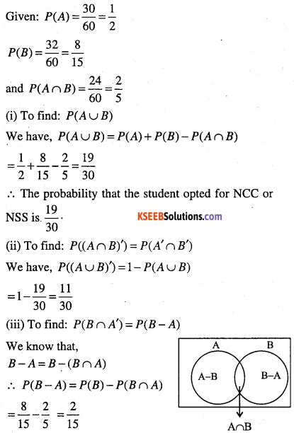 1st PUC Maths Question Bank Chapter 16 Probability 12