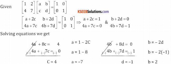 2nd PUC Basic Maths Question Bank Chapter 1 Matrices and Determinants Ex 1.2 - 34