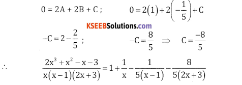 2nd PUC Basic Maths Question Bank Chapter 5 Partial Fractions Ex 5.2 - 32