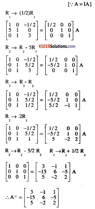 2nd PUC Maths Question Bank Chapter 3 Matrices Ex 3.4 24