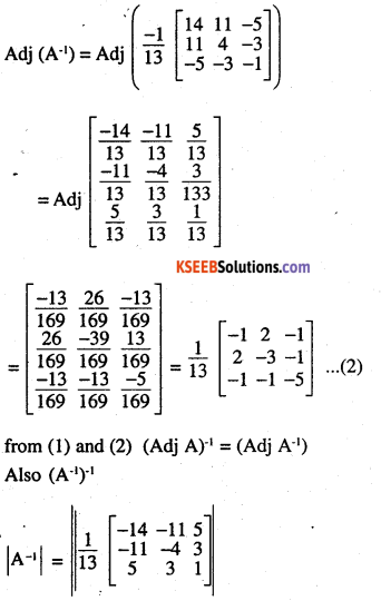 2nd PUC Maths Question Bank Chapter 4 Determinants Miscellaneous Exercise 12