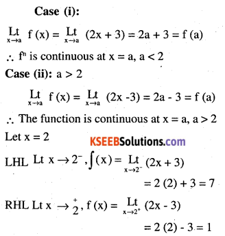 2nd PUC Maths Question Bank Chapter 5 Continuity and Differentiability Ex 5.1.9