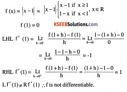 2nd PUC Maths Question Bank Chapter 5 Continuity and Differentiability Ex 5.2.7