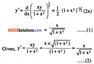 2nd PUC Maths Question Bank Chapter 9 Differential Equations Ex 9.2.2