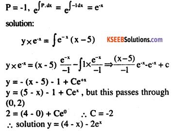 2nd PUC Maths Question Bank Chapter 9 Differential Equations Ex 9.6.20