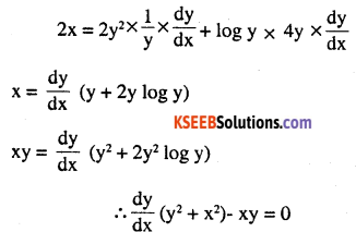 2nd PUC Maths Question Bank Chapter 9 Differential Equations Miscellaneous Exercise 4