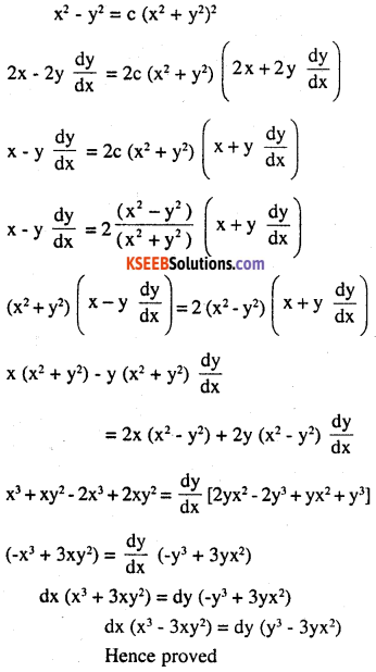 2nd PUC Maths Question Bank Chapter 9 Differential Equations Miscellaneous Exercise 5