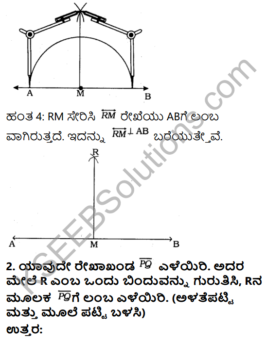 KSEEB Solutions for Class 6 Maths Chapter 14 Prayogika Rekhaganita Ex 14.4 2