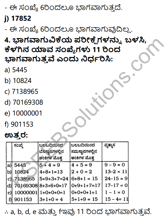 KSEEB Solutions for Class 6 Maths Chapter 3 Sankhyegalondige Ata Ex 3.3 6
