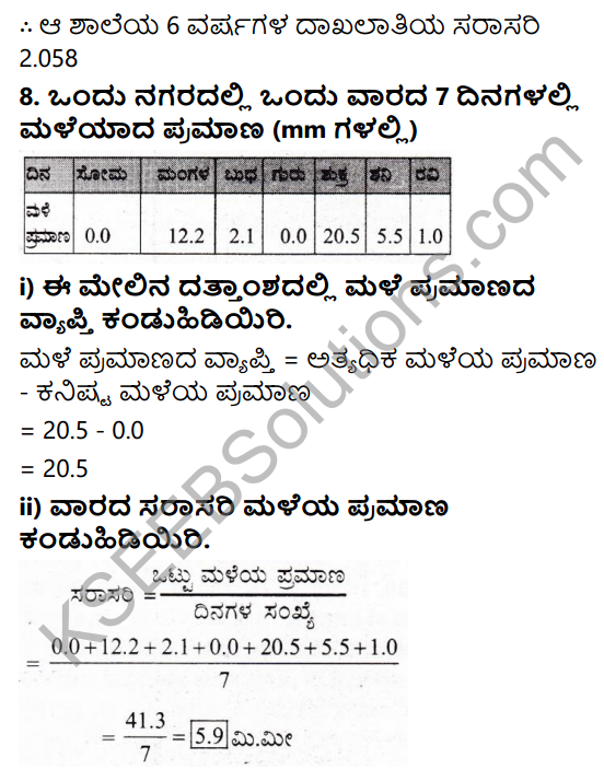 KSEEB Solutions for Class 7 Maths Chapter 3 Dattamgala Nirvahane Ex 3.1 7