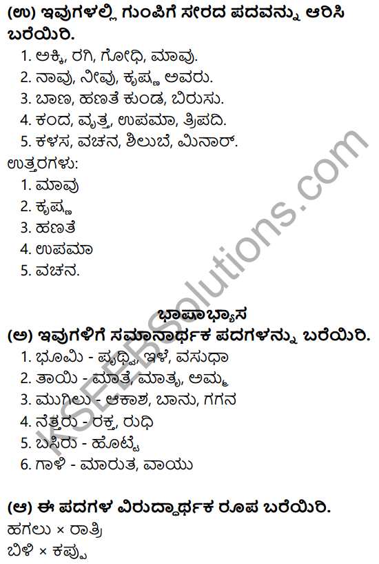 Nudi Kannada Text Book Class 10 Solutions Chapter 4 Bhumitaya Kudigalu 10