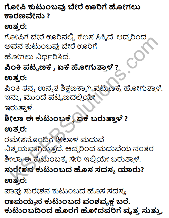 KSEEB Solutions for Class 4 EVS Chapter 16 The Changing Families in Kannada 3