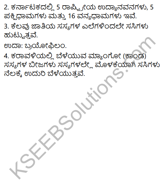 KSEEB Solutions for Class 4 EVS Chapter 3 Go Around the Forest in Kannada 9