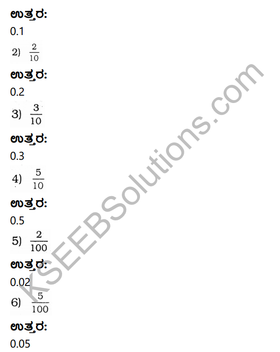 KSEEB Solutions for Class 4 Maths Chapter 9 Fractional Numbers in Kannada 10