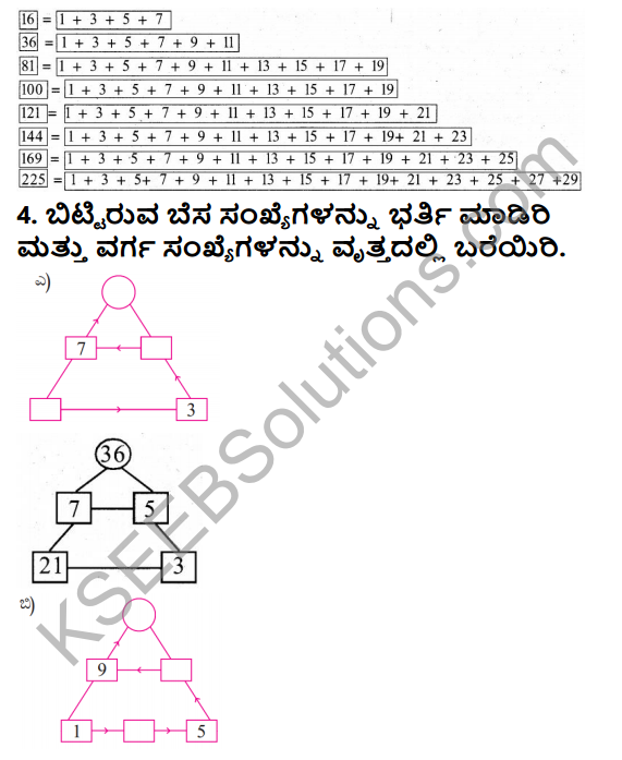 KSEEB Solutions for Class 5 Maths Chapter 10 Patterns in Kannada 3